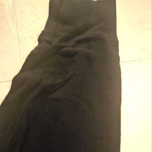 Black Cashmere Knit Pants Size small